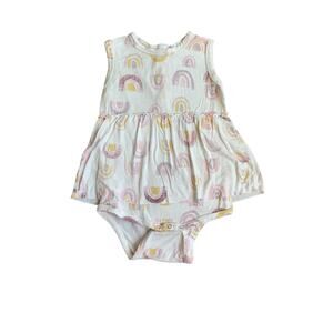 SpearmintLove Rainbow Skirted Bodysuit